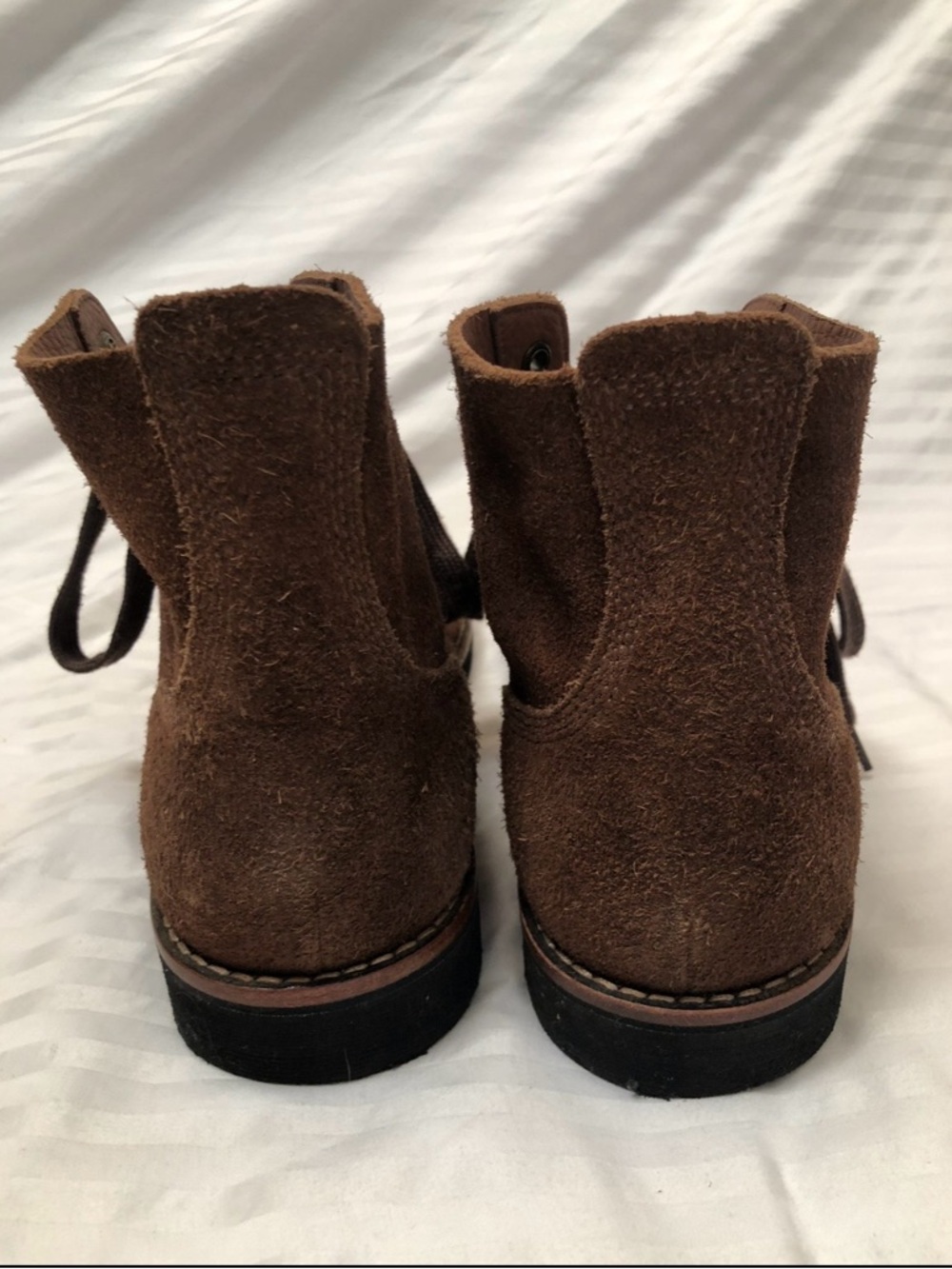 Seavees Boondocker Boots Mens Size 10 Brown Dark Earth Roughtout Leather 05/63 - Picture 7 of 16